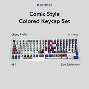 Comic Style - Colored Keycap Set