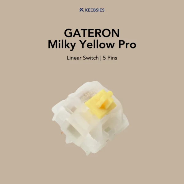 Gateron Milky Yellow Pro Switch