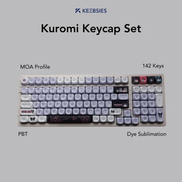 Kuromi Keycap Set