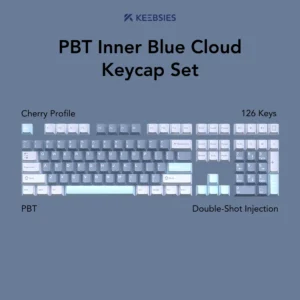 PBT Inner Blue Cloud Keycap Set