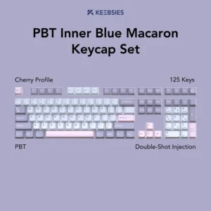 PBT Inner Blue Macaron Keycap Set