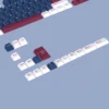 PBT Inner Blue - Rose Mech Keycap Set - Image 4