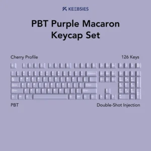 PBT Purple Macaron Keycap Set