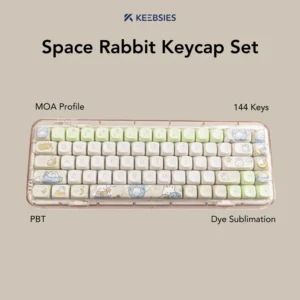 Space Rabbit Keycap Set