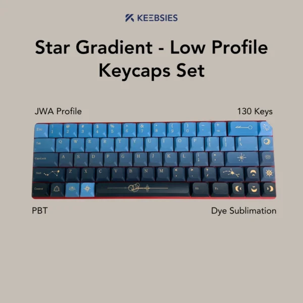 Star Gradient - Low Profile Keycap Set
