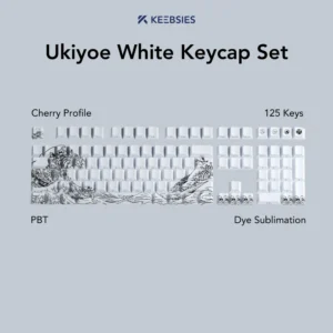 Ukiyoe White Keycap Set