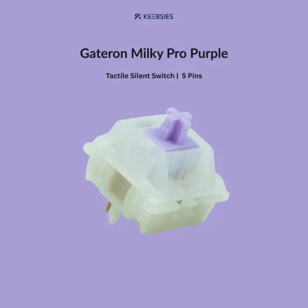 Gateron Milky Purple Pro Silent Tactile Switch