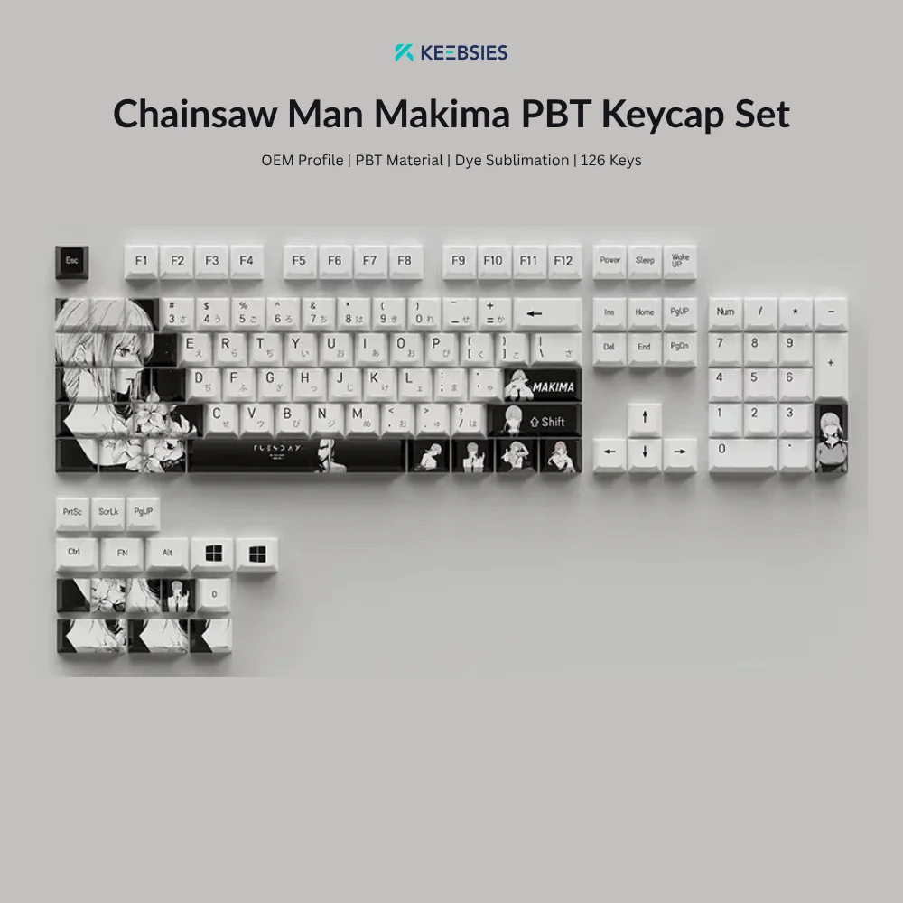 Chainsaw Man Makima PBT Keycap Set